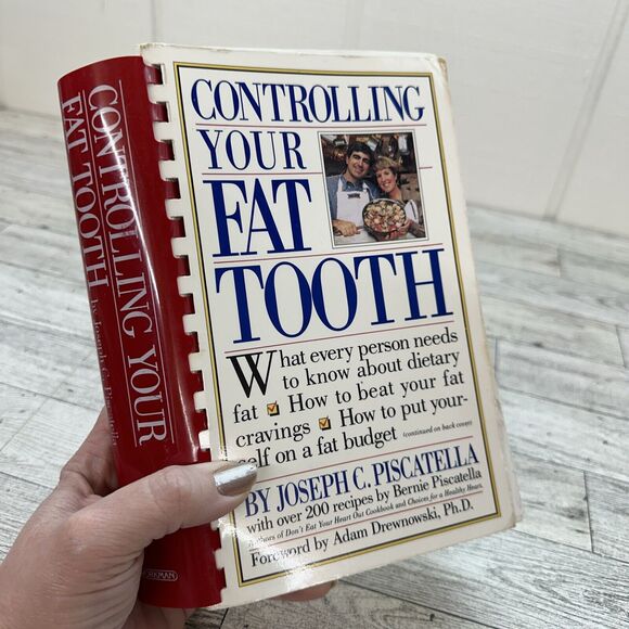 Controlling Your Fat Tooth -‎ Joseph C. Piscatella Spiral-bound Dietary Cookbook - Picture 1 of 16